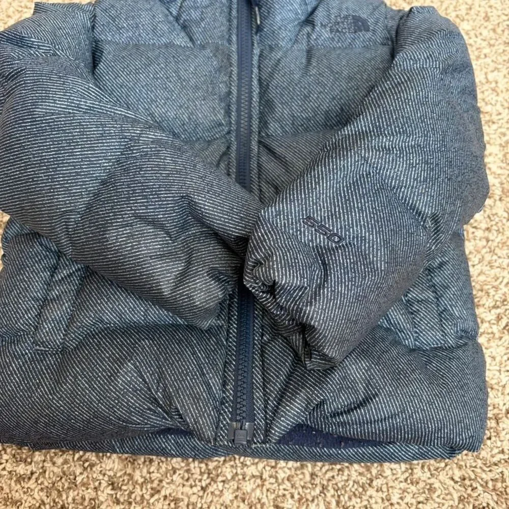 The North Face blue denim